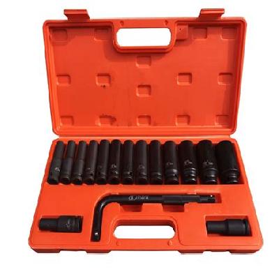 Mega Ss16 16pcs 1 2" Sq Drive E-Socket and Torque Sockets Set